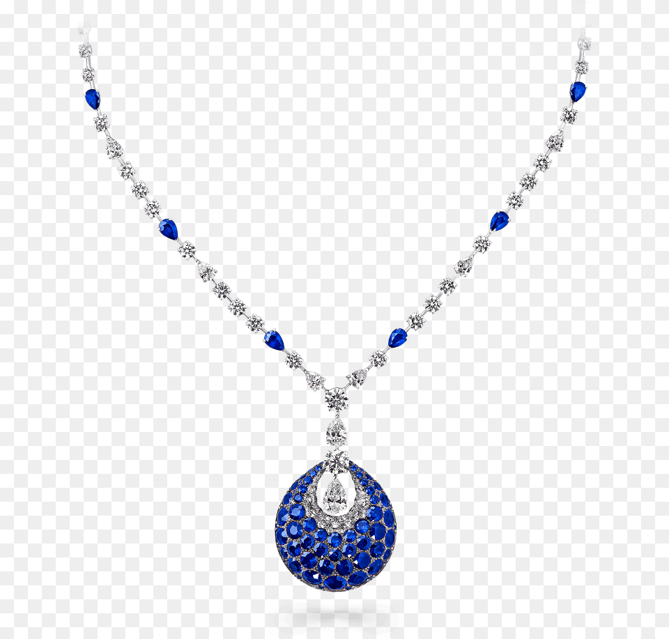 A Graff Bombe Classic Necklace Featuring A Tear Drop 1 Gram Gold Mangalsutra Chain, Accessories, Jewelry, Gemstone, Diamond Free Png Download