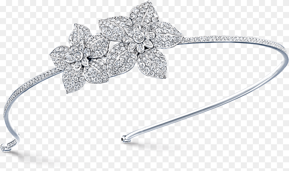 A Graff Bridal Diamond Hair Band Featuring Diamond Diamond Hair Band, Accessories, Jewelry, Gemstone, Bracelet Free Transparent Png