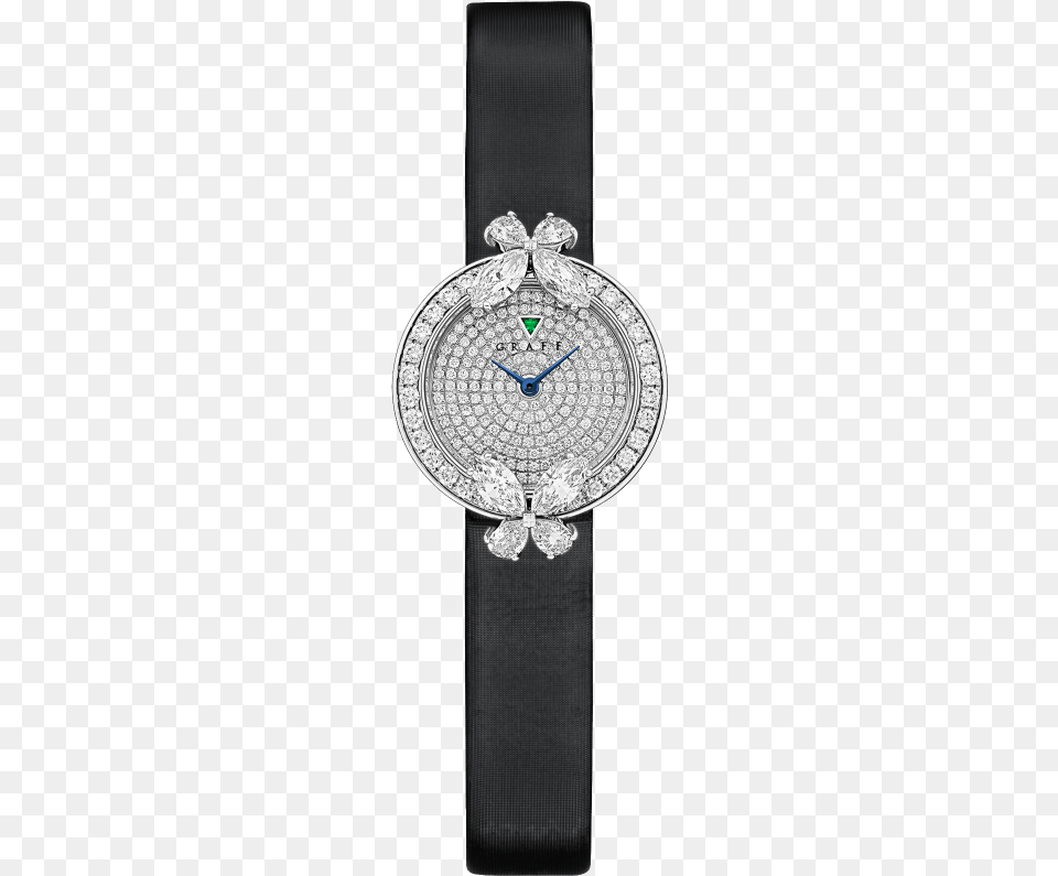 A Graff Butterfly Ii Diamond Ladies Dress Watch With, Arm, Body Part, Person, Wristwatch Free Transparent Png