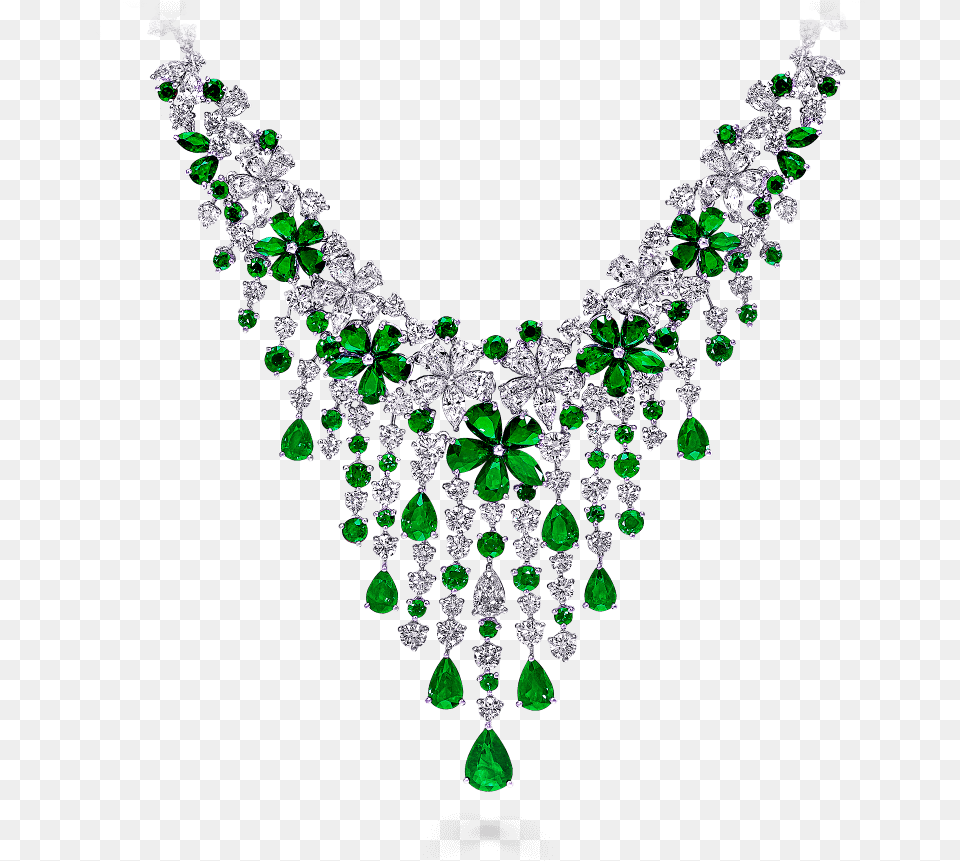 A Graff Emerald And Diamond Carissa Necklace Graff Jewellery, Accessories, Gemstone, Jewelry Png