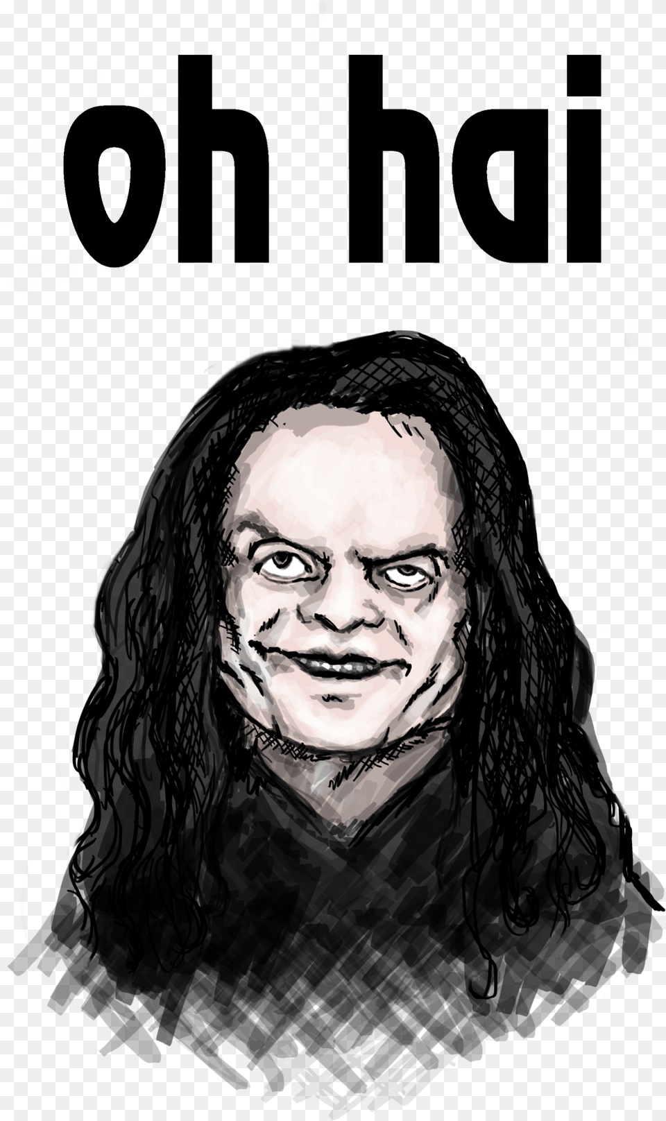 A Greeting From Tommy Wiseau Of The Room Tommy Wiseau Alpha, Portrait, Art, Face, Head Png Image