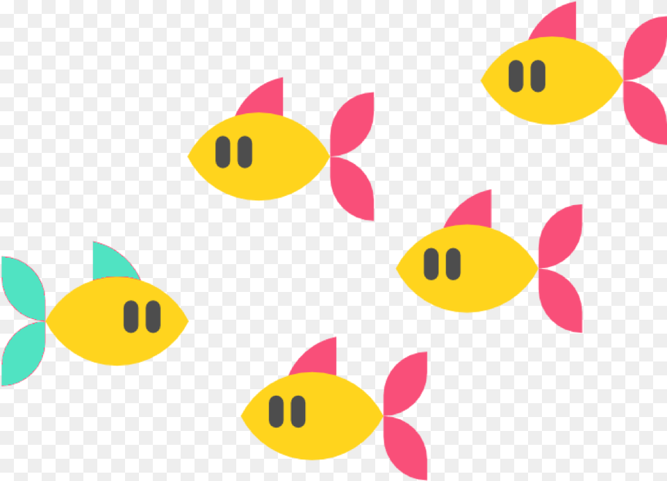 A Group Of Small Fish That Learn To Know Each Other, Animal, Sea Life Free Transparent Png