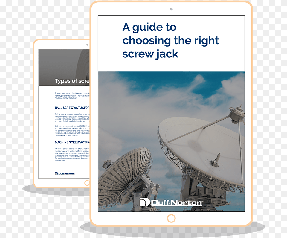 A Guide To Choosing The Right Screw Jack Flyer, Antenna, Electrical Device, Radio Telescope, Telescope Free Png