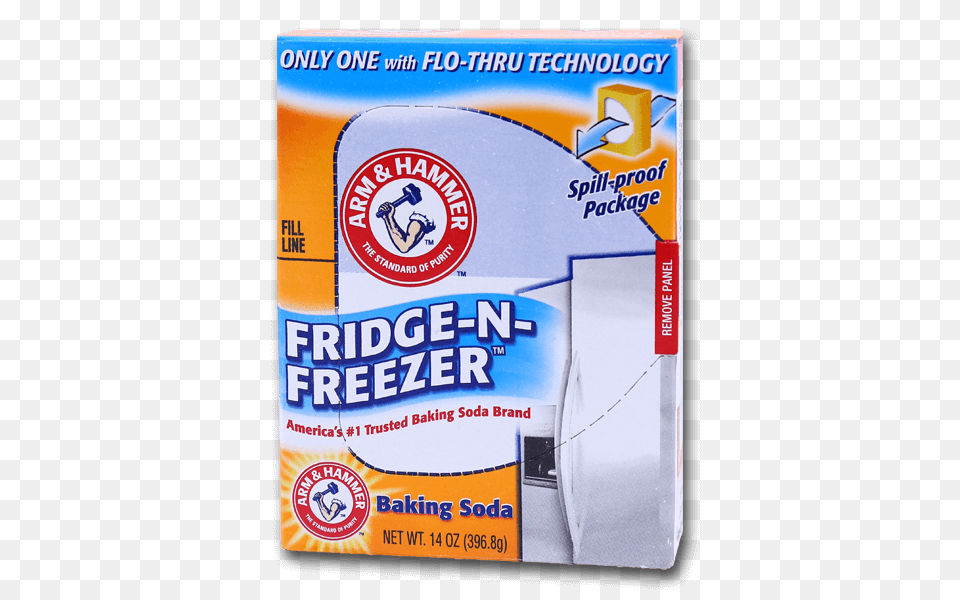 A H Baking Soda Fridge N Freezer, Paper, Can, Tin Free Png