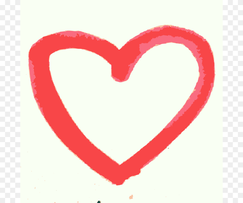 A Hand Drawn Heart, Food, Ketchup Free Png