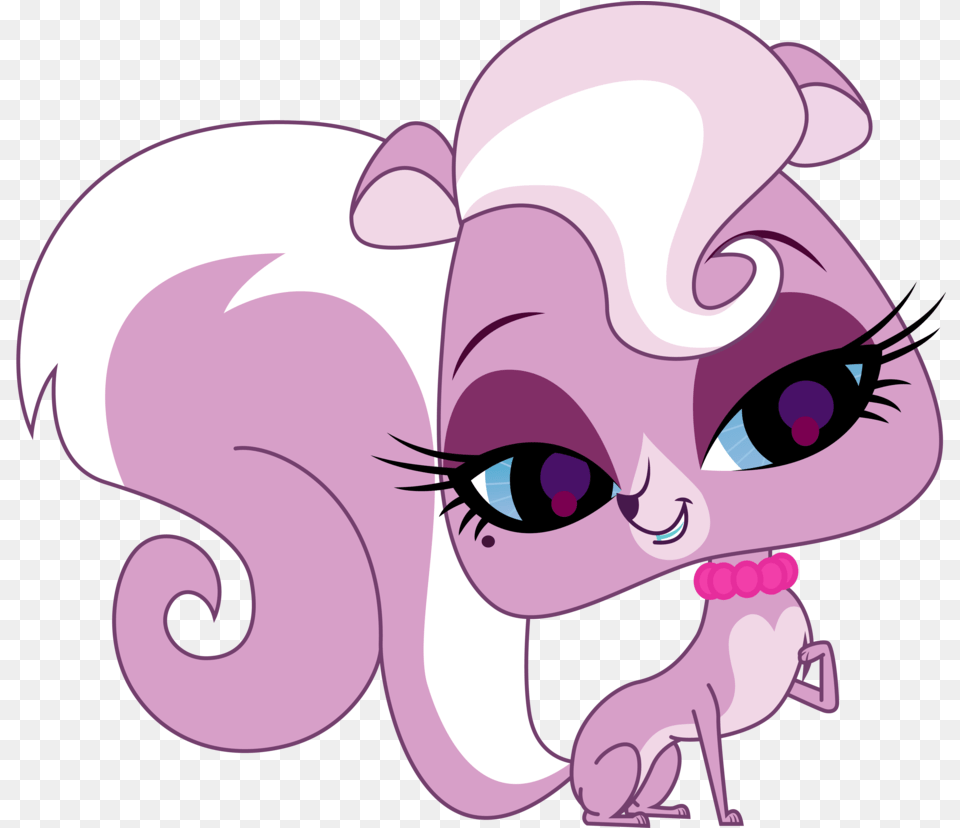 A Happy By Illumnious Littlest Pet Shop Skunk Pink, Person, Baby, Face, Cartoon Free Transparent Png