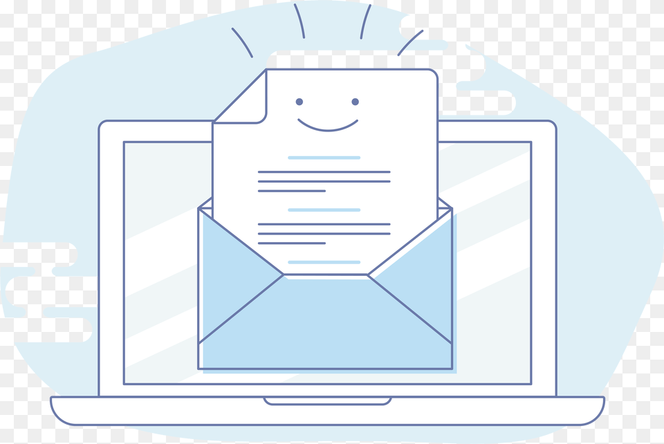 A Happy Survey Email How To Write Better Emails Illustration, Text, Disk Png