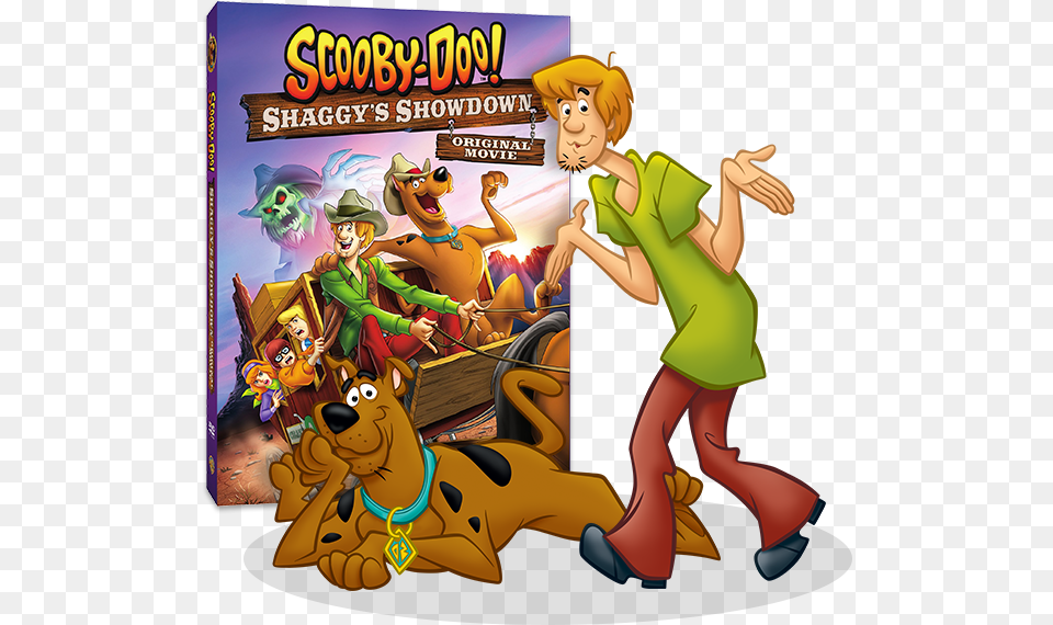 A Haunted Ranch Awaits The Gang In The All New Shaggy39s Scooby Doo Shaggy39s Showdown Dvd, Publication, Book, Comics, Adult Png Image