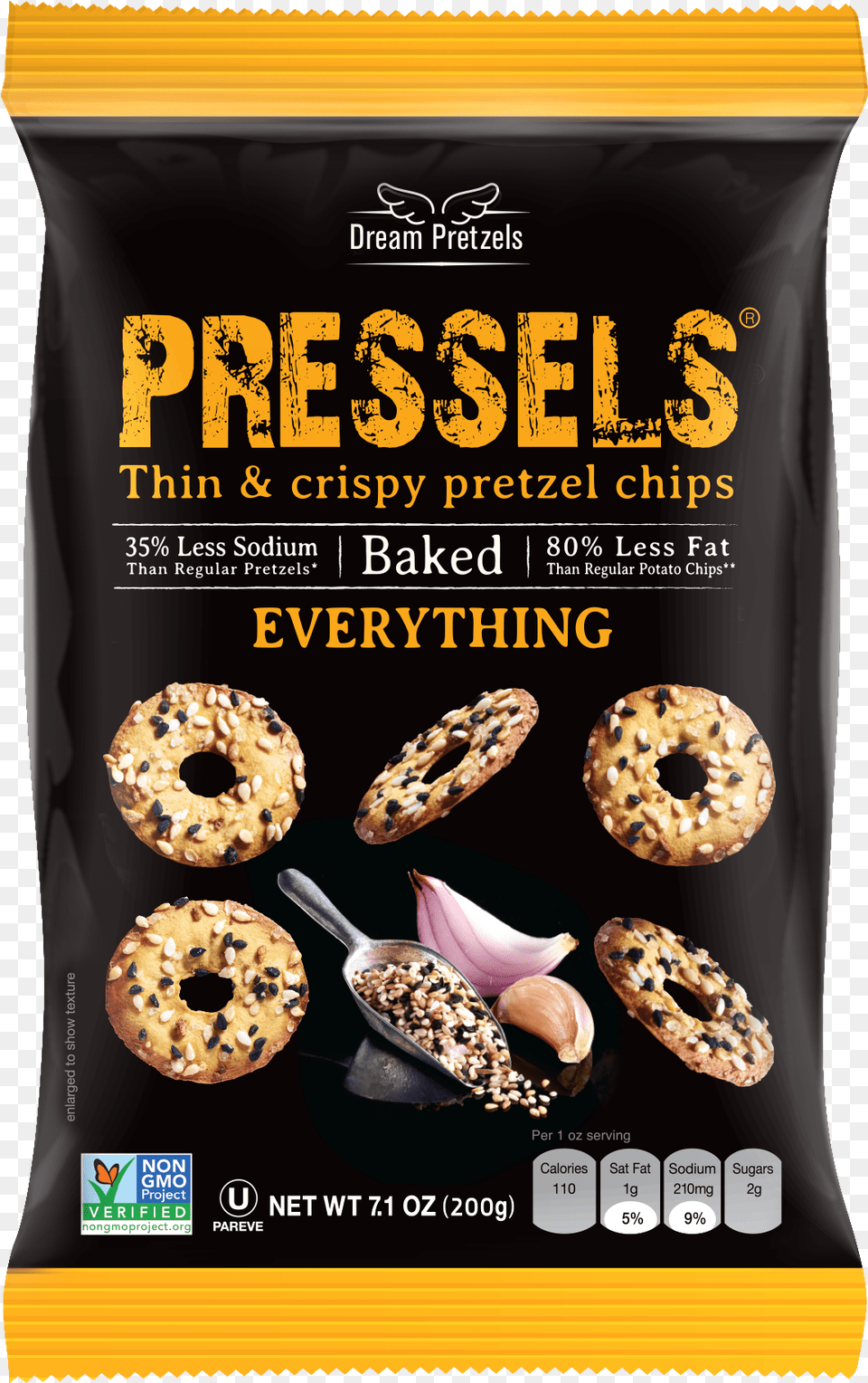 A Healthier Snack Both Crunchy And Tasty With Less Dream Pretzels Pressels, Bread, Food, Sweets, Bagel Free Transparent Png