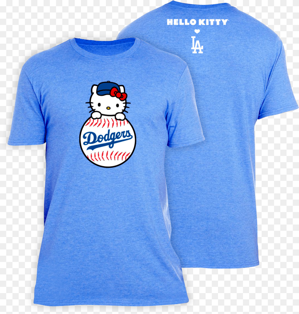 A Hello Kitty Shirt Will Be Offered On April 20th When Dodgers Hello Kitty Game, Clothing, T-shirt, Adult, Male Png