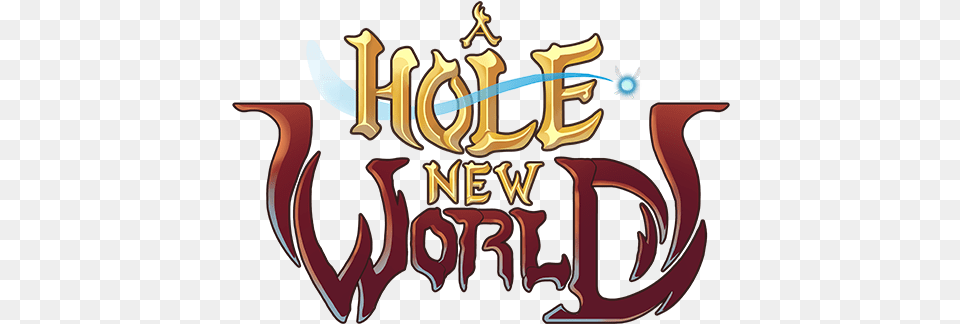 A Hole New World Hole New World Logo, Light, Smoke Pipe Free Png Download