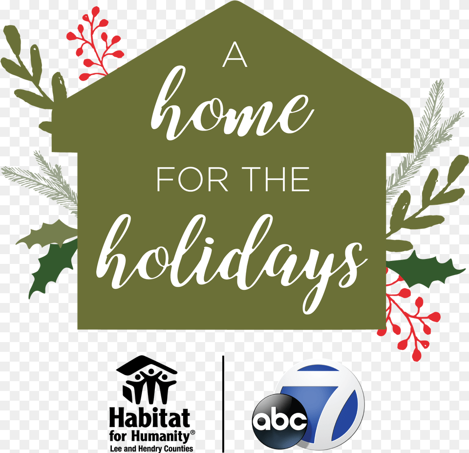 A Home For The Holidays 2018 Habitat For Humanity, Envelope, Mail, Greeting Card, Plant Free Transparent Png