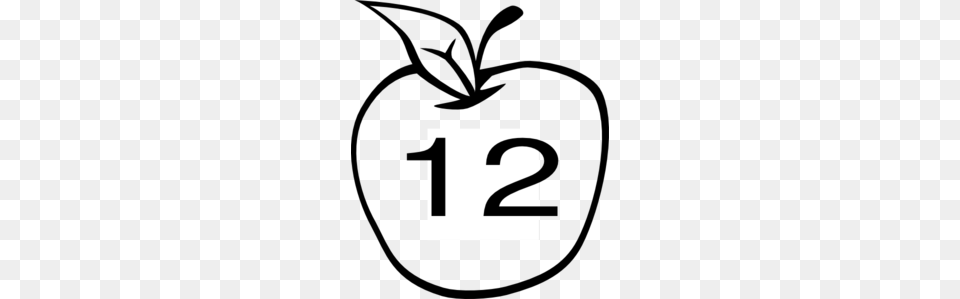 A In Apple Clip Art, Number, Symbol, Text Png Image