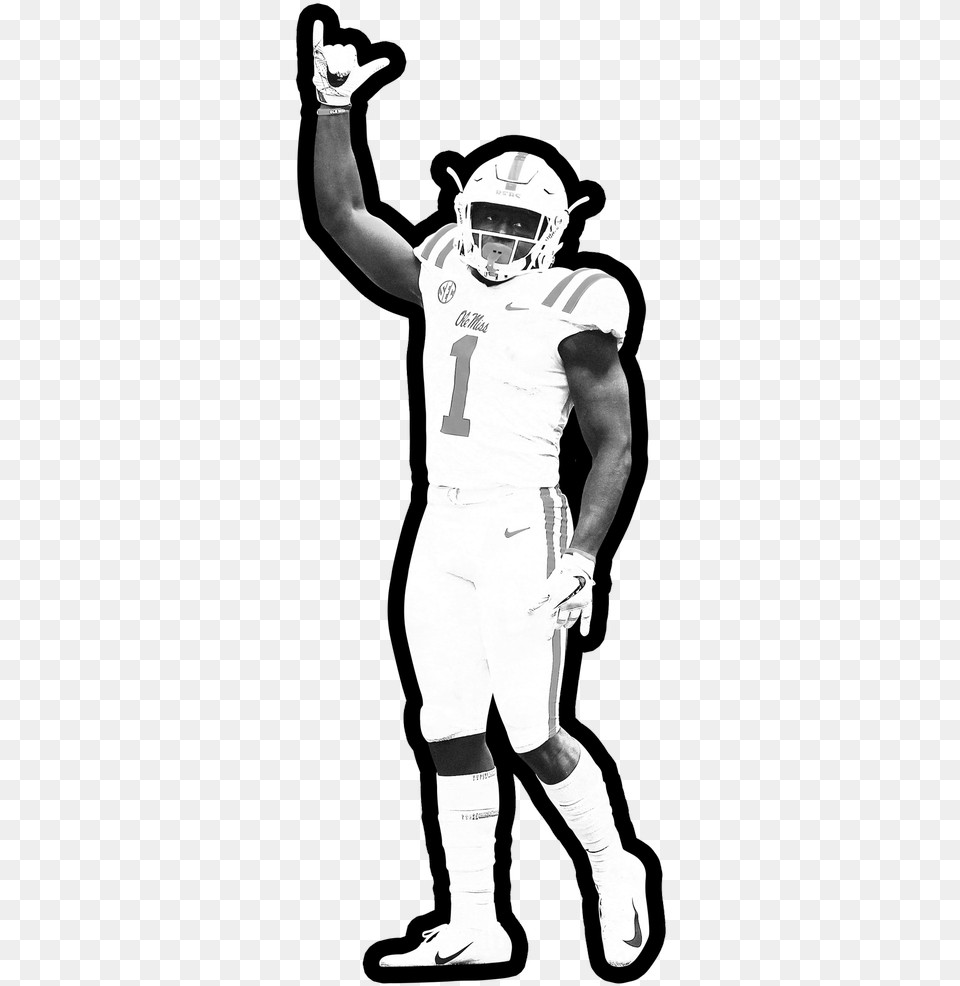 A J Brown Kick American Football, Person, Helmet, Playing American Football, American Football Free Png