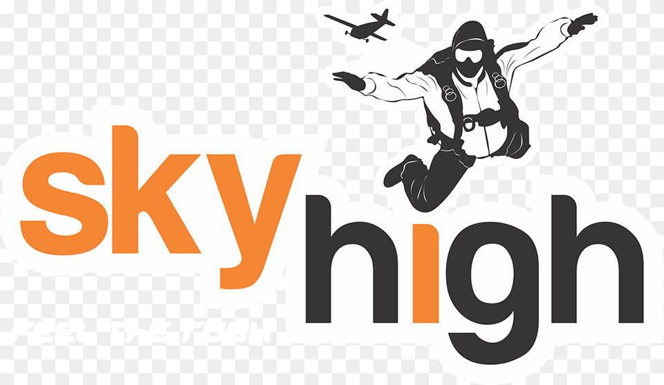 A Jump To Remember With Skyhigh Sticker Skydiver, Logo, Person, Face, Head Free Png Download