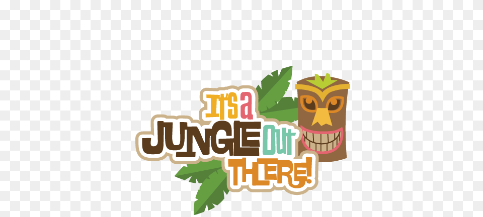 A Jungle Out There Svg Scrapbook Title Tropical It39s A Jungle Out There Title, Architecture, Emblem, Pillar, Symbol Free Png