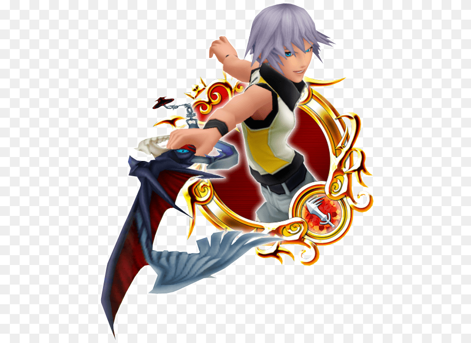 A Keyblade Wielding Boy Who Takes On The Mark Of Mastery Riku Kingdom Hearts, Book, Comics, Publication, Baby Png Image