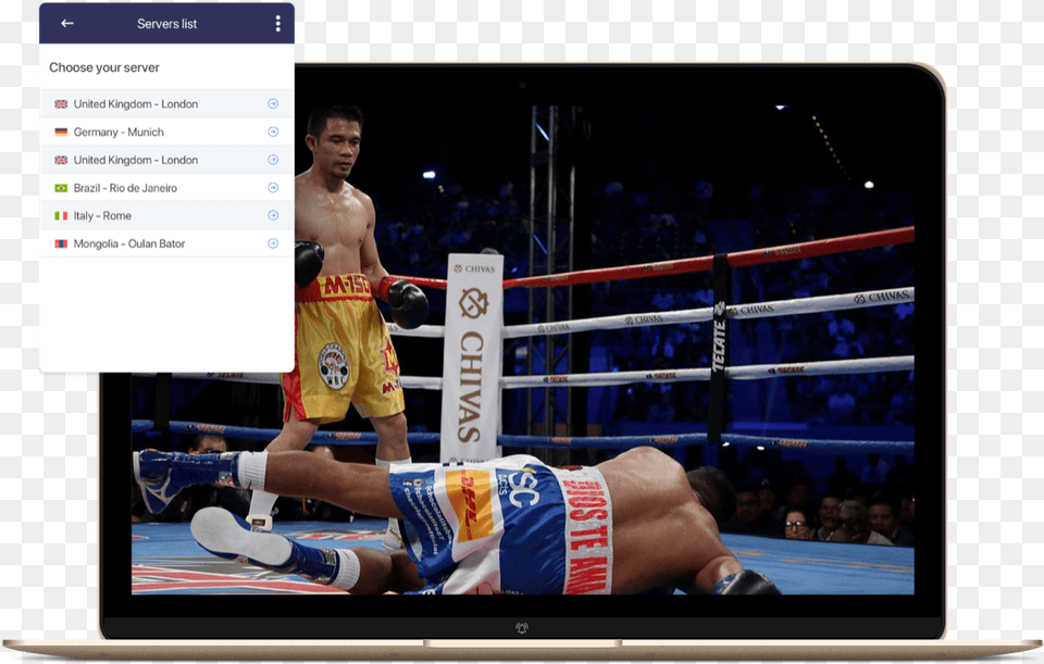 A Knock Out Watch Boxing Events With Ringvpn Rungvisai Vs Gonzalez 2, Adult, Male, Man, Person Free Png Download