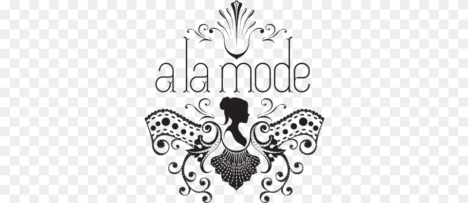 A La Mode Logo Design Fashion Label, Pattern, Symbol, Emblem, Blackboard Free Transparent Png