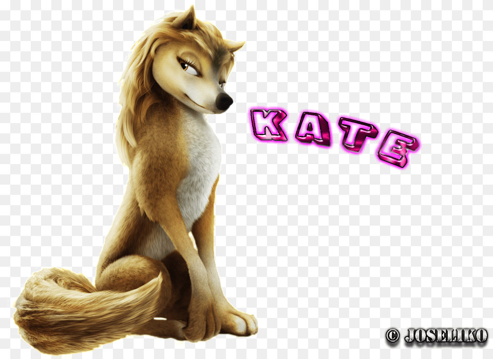 A Lady E O Lobo Kate Hd Wallpaper And Background Alfa E Omega Film, Figurine, Animal, Canine, Dog Png