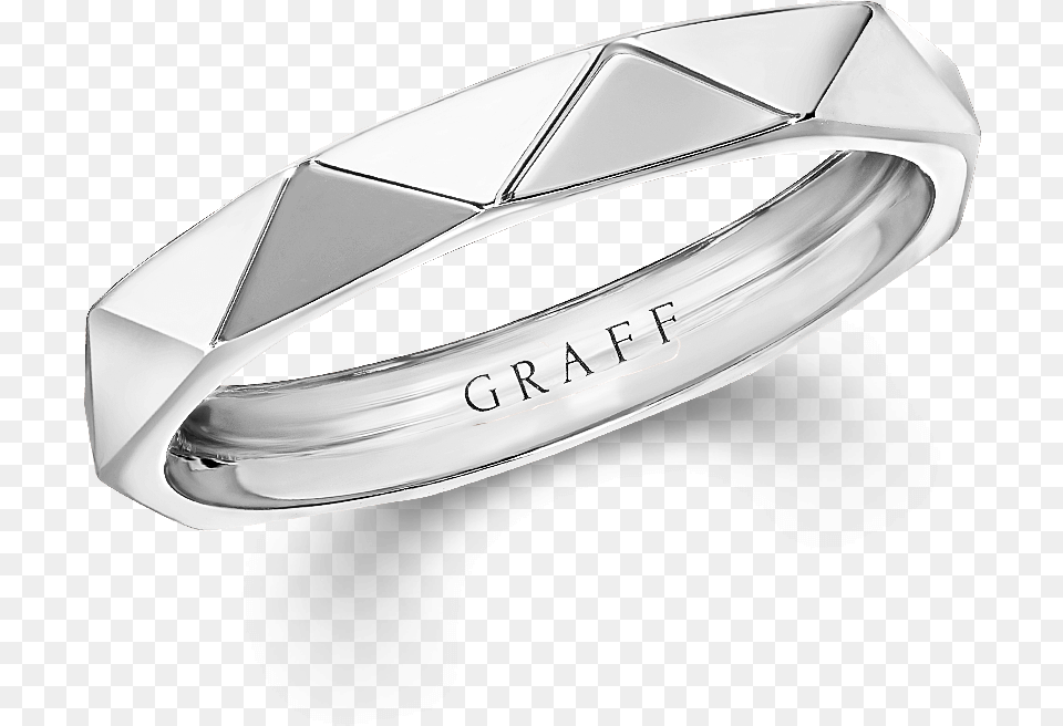 A Laurence Graff Signature Ring In White Gold Rgr447 Titanium Ring, Accessories, Jewelry, Platinum, Silver Free Png Download