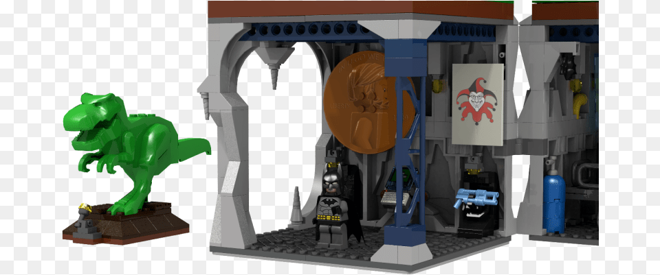 A Lego Batcave Lego T Rex Batcave, Animal, Dinosaur, Reptile Free Png