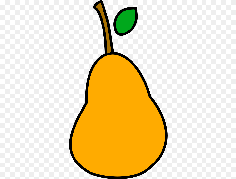 A Less Simple Pear Free Vector Pear Clipart, Produce, Food, Fruit, Plant Png Image
