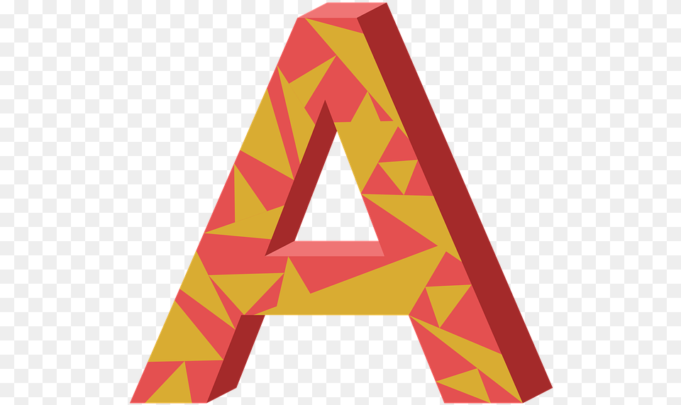 A Letter Ah, Triangle Png Image