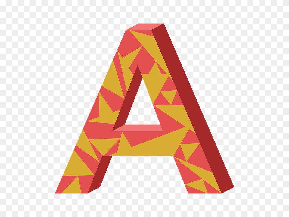 A Letter Transparent Images, Triangle Free Png Download