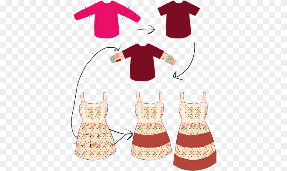 A Lil Clothes Upcycling Project Im Doing The Tee Had, Blouse, Clothing, Baby, Child Free Transparent Png
