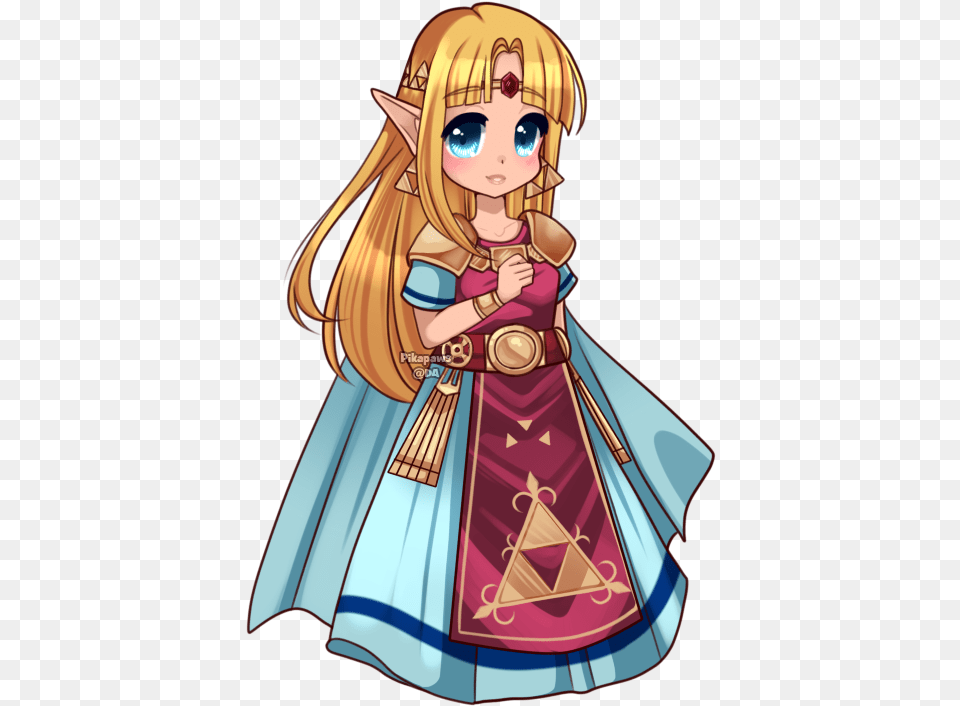 A Link Between Worlds Link Between Worlds Princess Zelda, Publication, Gown, Formal Wear, Fashion Free Png Download