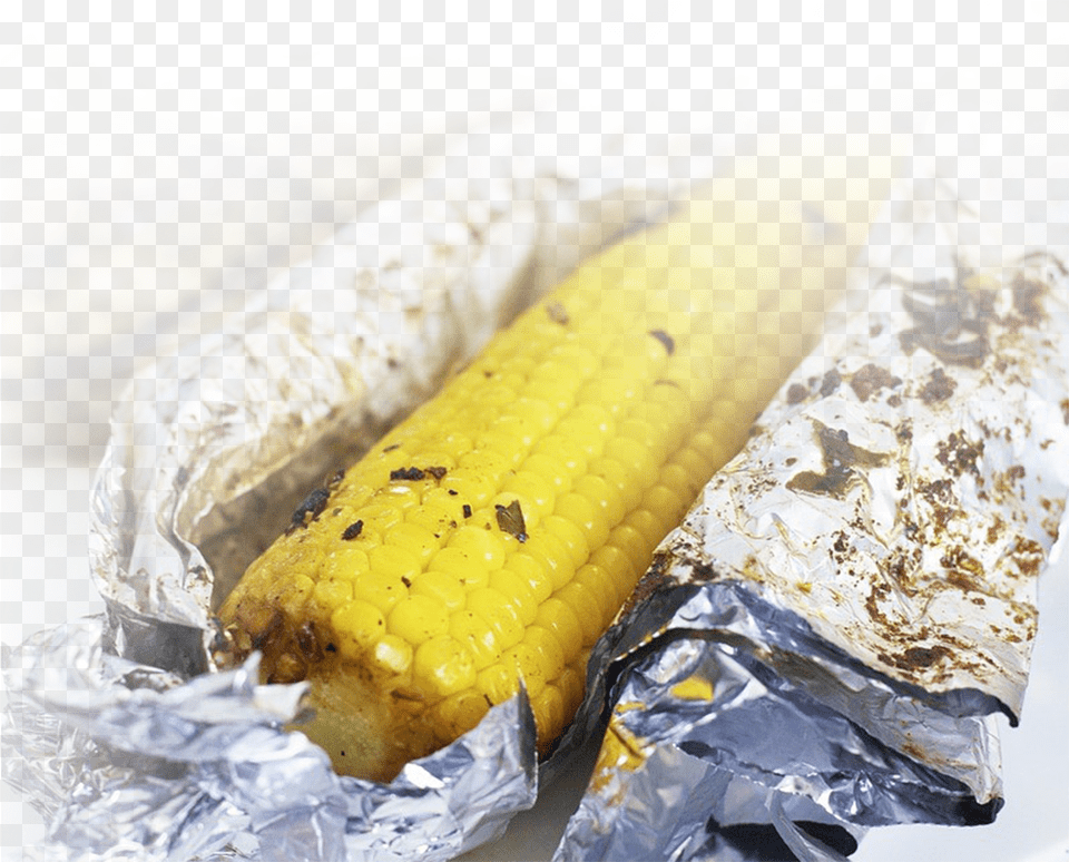 A Little Cheese Add A New Element To Corn On The Cob Food, Aluminium, Foil, Grain, Produce Free Transparent Png