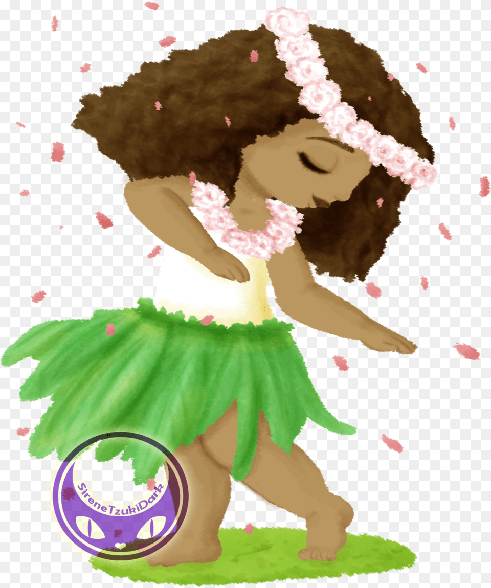 A Little Hawaiian Dancer I Made For The Group Character Illustration, Hula, Toy, Baby, Person Free Png