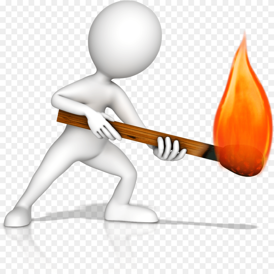 A Little Spark Can Start Big Fire Be The 3d People Icon Fire, Flame, Adult, Female, Person Free Png Download