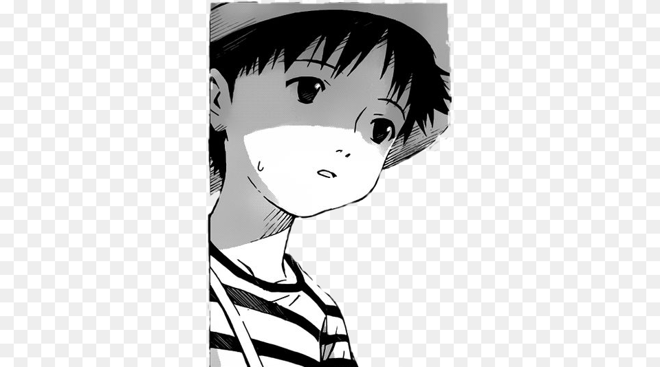 A Little Transparent Shinji Ikari From The Manga Shinji Ikari Manga Transparent, Book, Comics, Publication, Adult Png Image