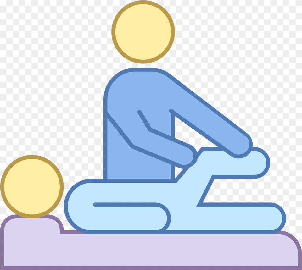 A Log Of A Person Receiving Physical Therapy From Terapeuta Fisico Vector, Kneeling, Device, Grass, Lawn Free Png Download