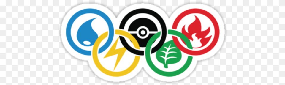 A Logo For The Japanese Olympics Fun Olympic Rings Clipart Free Png