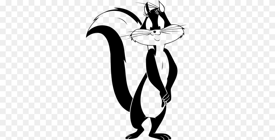 A Looney Tunes Christmas Pepe Le Pew Penelope, Stencil, Logo, Symbol Png Image