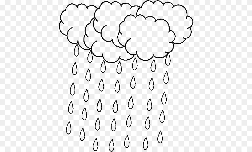 A Lot Of Raindrop Falling From The Sky Coloring, Pattern Png