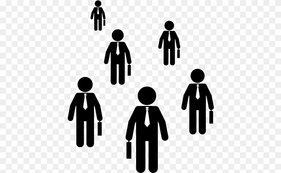 A Lot Of Working People Illustration Business Illustration, Light, Lighting, Silhouette Free Png