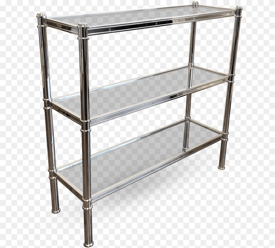A Low Version Of The Cole Porter Etagere With Glass Shelf, Crib, Furniture, Infant Bed Png Image