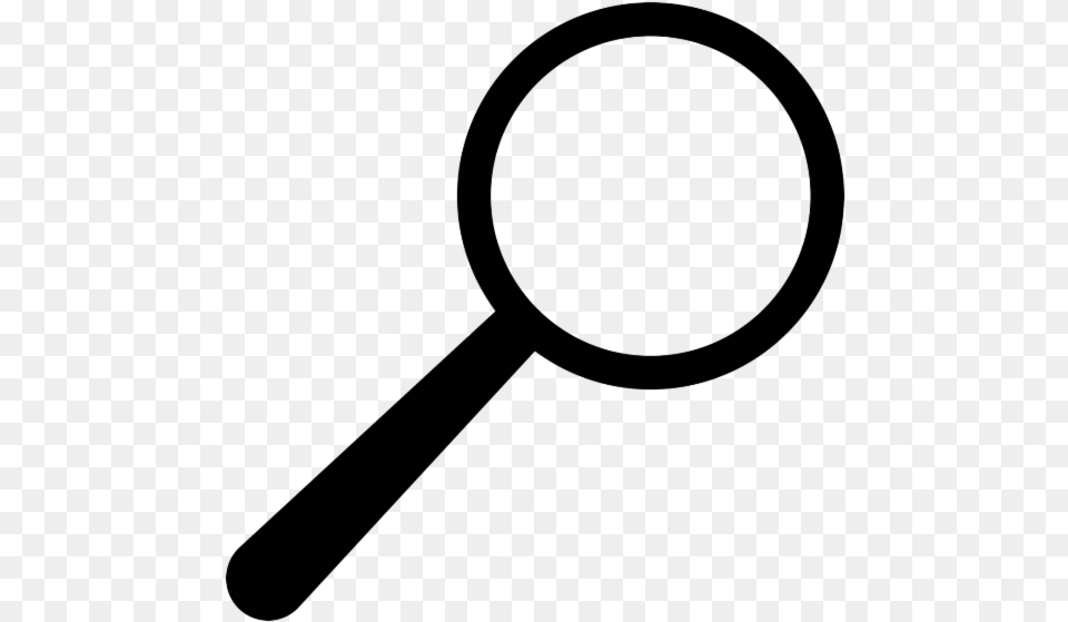 A Magnifying Glass Clip Art Transparent, Gray Png Image