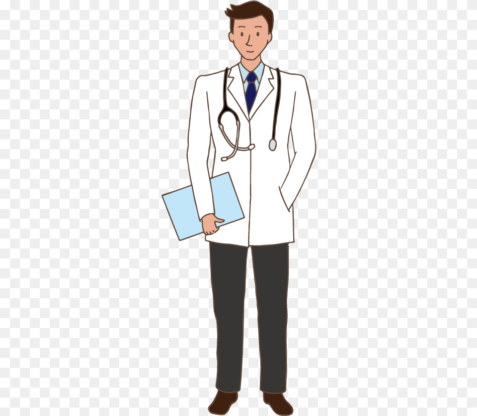 A Male Doctor Dokter Clipart, Clothing, Coat, Lab Coat, Adult Free Png Download