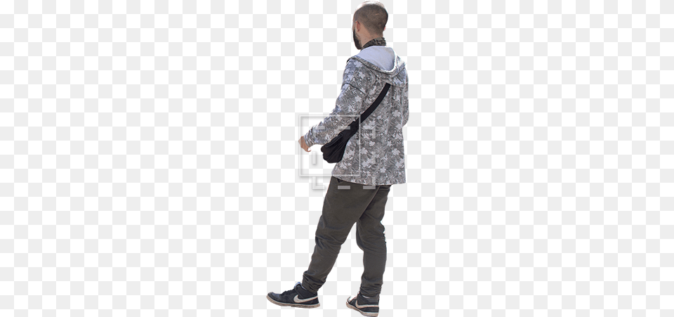 A Man Standing In Sneakers Waiting For The Bus Wearing Man Waiting, Adult, Clothing, Person, Pants Png Image