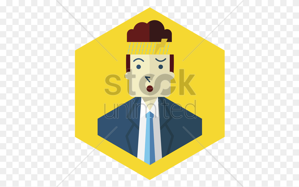 A Head With Storm Cloud Vector I Worker, Accessories, Formal Wear, Tie, Sign Free Png
