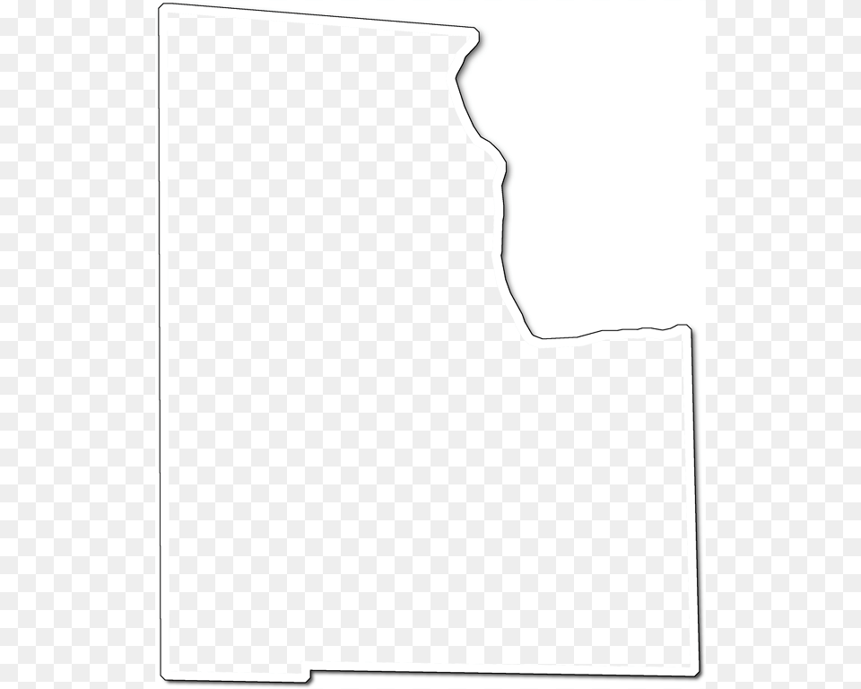 A Map Of Baker With An Outer Shadow Around The Map, Paper Free Png