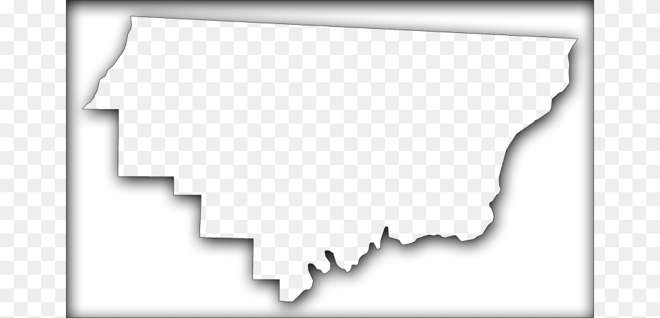 A Map Of Gadsden With An Outer Shadow Box Around The Shadow, Silhouette Png
