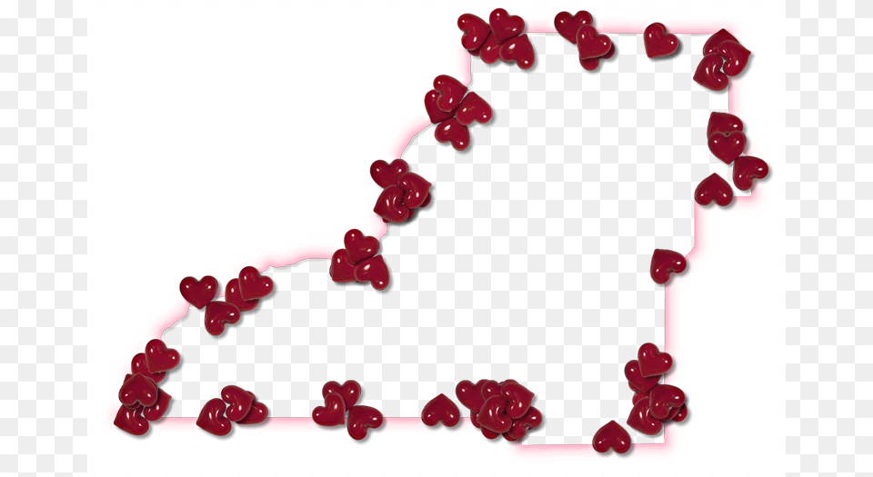 A Map Of Leon With A Pink Glow Outline And Randomly Floral Design, Flower, Plant, Petal, Birthday Cake Free Transparent Png