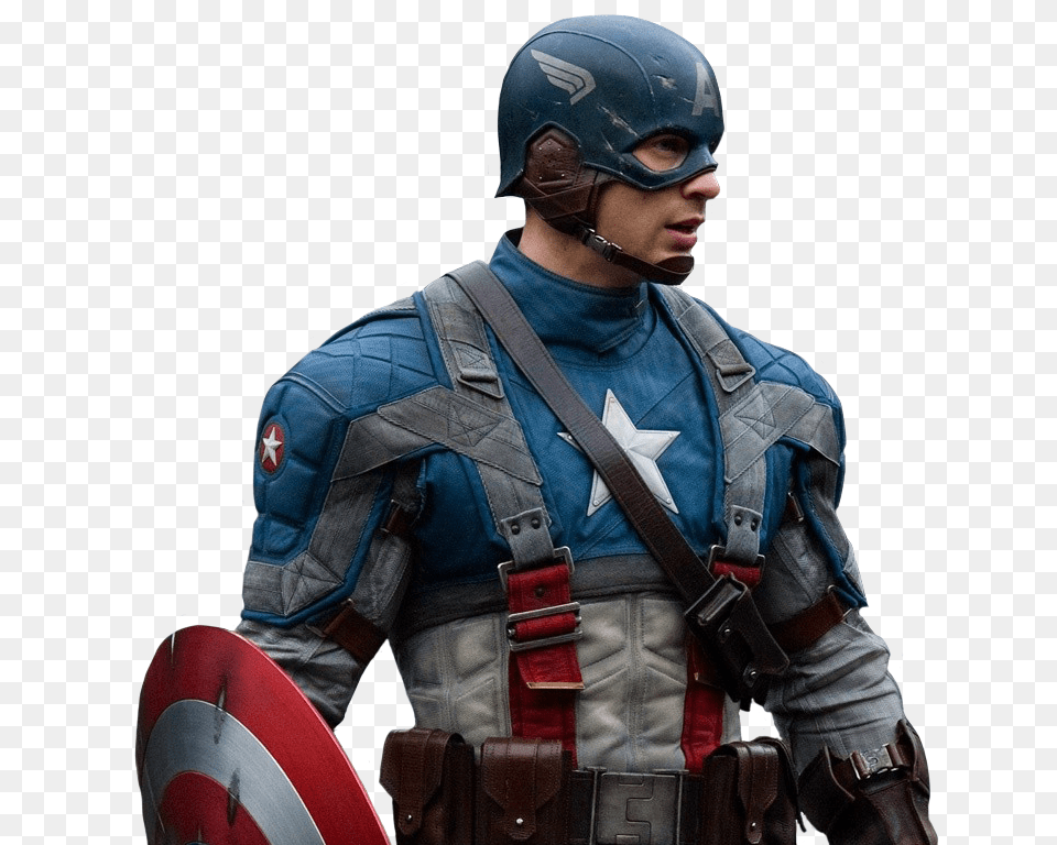 A Marvel And I39m Captain America Capitan America Hd, Helmet, Adult, Man, Male Free Png