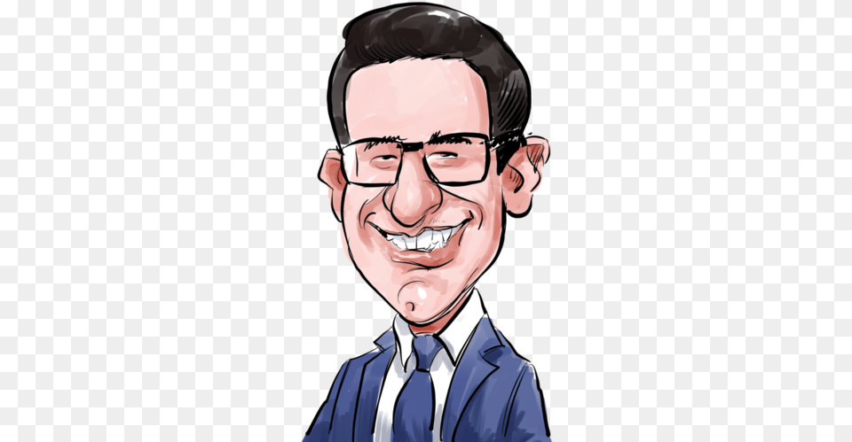 A Meet The Team Caricature Drawing Drawing, Accessories, Person, Man, Male Png